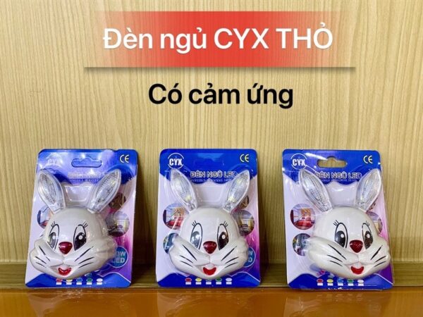 Đèn ngủ cảm ứng con thỏ