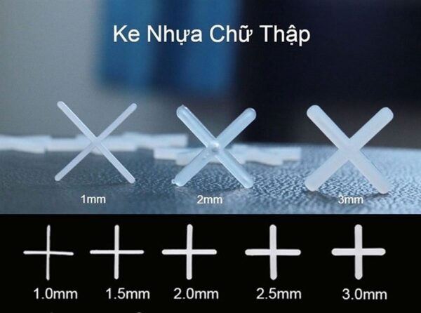 Ke Lát gạch chữ thập 2mm
