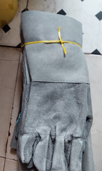 Găng tay da dài
