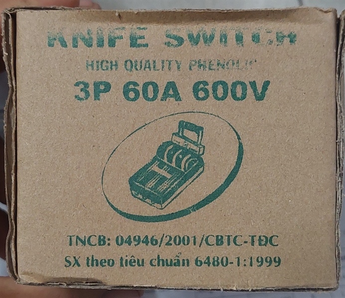 Cầu dao 3P 60A Tiến Thành Cầu dao 3P 60A Tiến Thành