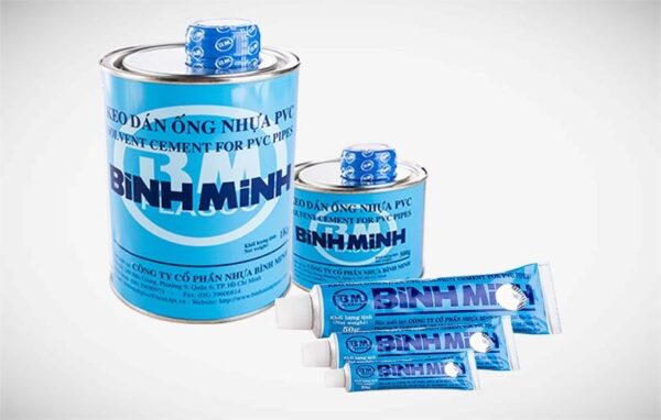 Keo dán ống nhựa PVC Bình Minh 500g