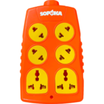 Ổ cắm 6 cửa 2200W